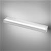 Gea luce GAP524- APPLIQUE LED BIEMISSIONE IN ALLUMINIO BIANCO DIMMERABILE 3000K 4983LM 44W 50CM