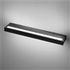 Gea luce GAP525- APPLIQUE LED BIEMISSIONE IN ALLUMINIO NERO DIMMERABILE 3000K 4983LM 44W 50CM