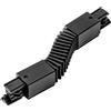 Gea luce GBIC22- GIUNTO FLESSIBILE CONNESSIONE ELETTRICA NERO OPACO