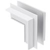 Gea luce GBIGIB2- ANGOLO 90° PER SISTEMA O BINARIO INCASSO SOFFITTO/PARETE BIANCO