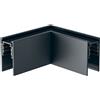 Gea luce GBIGSN1- ANGOLO MECCANICO 90° SOFFITTO/SOFFITTO PER BINARIO MODULARE SUPERFICIE COLORE NERO