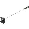 Gea luce GBIS02- KIT SOSPENSIONE CAVO ACCIAIO MT2 PIU BLOCCACAVO COLORE NERO