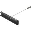 Gea luce GBIS04- KIT SOSPENSIONE 1 STAFFA-CAVO ACCIAIO MT2-BLOCCACAVO SOFFITTO NERO