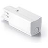 Gea luce GBIT05- TESTATA ALIMENTAZIONE BINARIO CONNETTORE SINISTRO COLORE BIANCO 220-240V