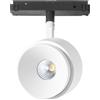Gea luce GENOVA SP - FARETTO PROIETTORE LED BINARIO 48V BIANCO ROTAZIONE E INCLINAZIONE 3000K 410LM 8,5W
