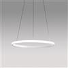 Gea luce IOLE S/1 - LAMPADARIO A SOSPENSIONE BIANCO LED 3000K 1400LM 28W DIMMERABILE