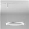 Gea luce CRISEIDE S/1G - LAMPADARIO A SOSPENSIONE BIANCO A LED DIMMERABILE 3000K 5300LM 100W D.96,6CM