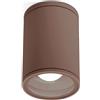 Gea luce GES1002- PLAFONIERA ALLUMINIO RUGGINE 1 LUCE ATTACCO E27 IP65