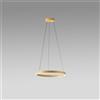 Gea luce CRISEIDE S/P - LAMPADARIO A SOSPENSIONE ORO 1 LUCE LED 3000K 3100LM 60W DIMMERABILE