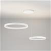 Gea luce CRISEIDE SS/2D - SOSPENSIONE BIANCA A LED 3000K 4000LM 75W(35W+840W) DIMMERABILE