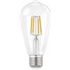Gea luce GLA254C- LAMPADINA ATTACCO E27 D.6,4CM 2700K 1055lm 8W IN VETRO TRASPARENTE
