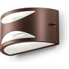 Gea luce GES1042- APPLIQUE 1 LUCE IN ALLUMINIO ATTACCO E27 COLORE MARRONE