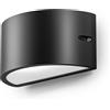 Gea luce GES1051- APPLIQUE DOPPIA EMISSIONE 1 LUCE ATTACCO E27 COLORE BIANCO IN ALLUMINIO IP54
