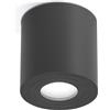 Gea luce GES1074- PLAFONIERA ALLUMINIO GRIGIO ANTRACITE TONDA 1 LUCE ATTACCO GU10 D.9CM