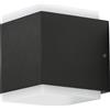 Gea luce GES1101- APPLIQUE LED 3000-4000-5000K 715-730-740LM 12W COLORE ANTRACITE IN ALLUMINIO