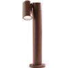 Gea luce GES1110- PALETTO IN ALLUMINIO 1 LUCE ATTACCO GU10 MARRONE IP65 H.45CM