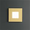 Gea luce BILDE P/G - PLAFONIERA COLORE ORO OPACO A LED 3000K 5600LM 56W DIMMERABILE 64CM