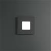 Gea luce BILDE P/M - PLAFONIERA COLORE NERO A LED 3000K 3900LM 39W DIMMERABILE 52CM