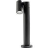 Gea luce GES1120- PALETTO IN ALLUMINIO 1 LUCE ATTACCO GU10 ANTRACITE IP65 H.45CM