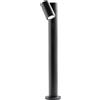Gea luce GES1121- PALETTO IN ALLUMINIO 1 LUCE ATTACCO GU10 ANTRACITE IP65 H.70CM