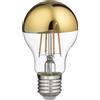 Gea luce GLA300O- LAMPADINA ATTACCO E27 VETRO SPECCHIATA ORO D.6CM 2700K1000LM 8W