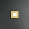 Gea luce BILDE P/P - PLAFONIERA COLORE ORO OPACO A LED 3000K 2500LM 25W DIMMERABILE 39,2CM