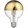 Gea luce GLA301O- LAMPADINA ATTACCO E27 GLOBO VETRO SPECCHIATO ORO D.9,5CM 2700K 1521LM 12W