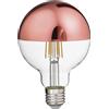 Gea luce GLA301R- LAMPADINA ATTACCO E27 GLOBO VETRO SPECCHIATO RAME D.9,5CM 2700K 1521LM 12W