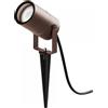 Gea luce GES1131- FARO PROIETTORE MARRONE 1 LUCE ATTACCO GU10 IP65 D.6X10CM