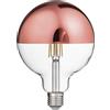 Gea luce GLA302R- LAMPADINA ATTACCO E27 GLOBO VETRO SPECCHIATO RAME 12,5CM 2700K 1521LM 12W