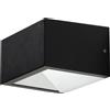 Gea luce GES1150- APPLIQUE LED 3000-4000-6500K 320-380-378LM 9W IP54 COLORE ANTRACITE