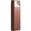 Gea luce GES1161- PALETTO COLORE MARRONE LED 3000-4000-6500K 330-395-385LM 9W IP54 H.50CM