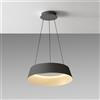Gea luce JULIETTE S -LAMPADARIO A SOSPENSIONE NERO E ORO 3000K 2200LM 50W DIMMERABILE
