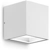 Gea luce GES173- APPLIQUE 2 LUCI ATTACCO GX53 ALLUMINIO E VETRO COLORE BIANCO