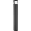 Gea luce GES2033- PALETTO H.80CM 1 LUCE ATTACCO E27 IP44 IN ALLUMINIO GRIGIO ANTRACITE
