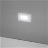 Gea luce GES2040- SEGNAPASSI AD INCASSO LED 3000-4000-6000K 320-400-380LM 4,5W IP66 BIANCO