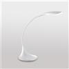Gea luce GLS002- LAMPADA DA TAVOLO BIANCA FLESSIBILE IN SILICONE DIMMERABILE 3000K 480LM 4,5W