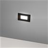 Gea luce GES2041- SEGNAPASSI AD INCASSO LED 3000-4000-6000K 320-400-380LM 4,5W IP66 NERO