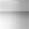 Gea luce DAFNE S/3P - LAMPADARIO A SOSPENSIONE LINEARE 3 LUCI LED 3000K 612LM 16,5W BIANCA