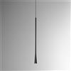 Gea luce DAFNE S/G - SOSPENSIONE NERA IN ALLUMINIO A LED 213LM 3000K 7W