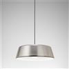 Gea luce BLANCA S/P - LAMPADARIO A SOSPENSIONE NICKEL 1 LUCE ATTACCO E27 IN ALLUMINIO D.50CM