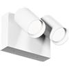 Gea luce GES2073- APPLIQUE FARETTO ORIENTABILE 2 LUCI A LED 3000-4000-6500K 1250-1390-1370LM 2X9W COLORE BIANCO