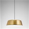 Gea luce BLANCA S/P - LAMPADARIO A SOSPENSIONE OTTONE 1 LUCE ATTACCO E27 IN ALLUMINIO D.50CM