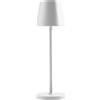 Gea luce GLS032- LAMPADA RICARICABILE A BATTERIA BIANCA A LED 3000K 300LM 3W DIMMERABILE