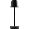 Gea luce GLS040- LAMPADA RICARICABILE A BATTERIA GRIGIO ANTRACITE A LED 3000K 300LM 3W CON BASE DI RICARICA DIMMERABILE