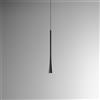 Gea luce DAFNE SP/I - SOSPENSIONE NERA IN ALLUMINIO A LED 213LM 3000K 7W AD INCASSO