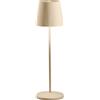 Gea luce GLS050- LAMPADA RICARICABILE A BATTERIA BEIGE A LED 3000K 240LM 3W