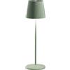 Gea luce GLS052- LAMPADA RICARICABILE A BATTERIA VERDE A LED 3000K 240LM 3W