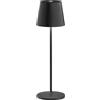 Gea luce GLS055- LAMPADA RICARICABILE A BATTERIA NERO A LED 3000K 240LM 3W