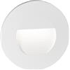 Gea luce GES2110N- SEGNAPASSI LED 4000K 197LM 3W IP65 ALLUMINIO BIANCO E VETRO INCASSO